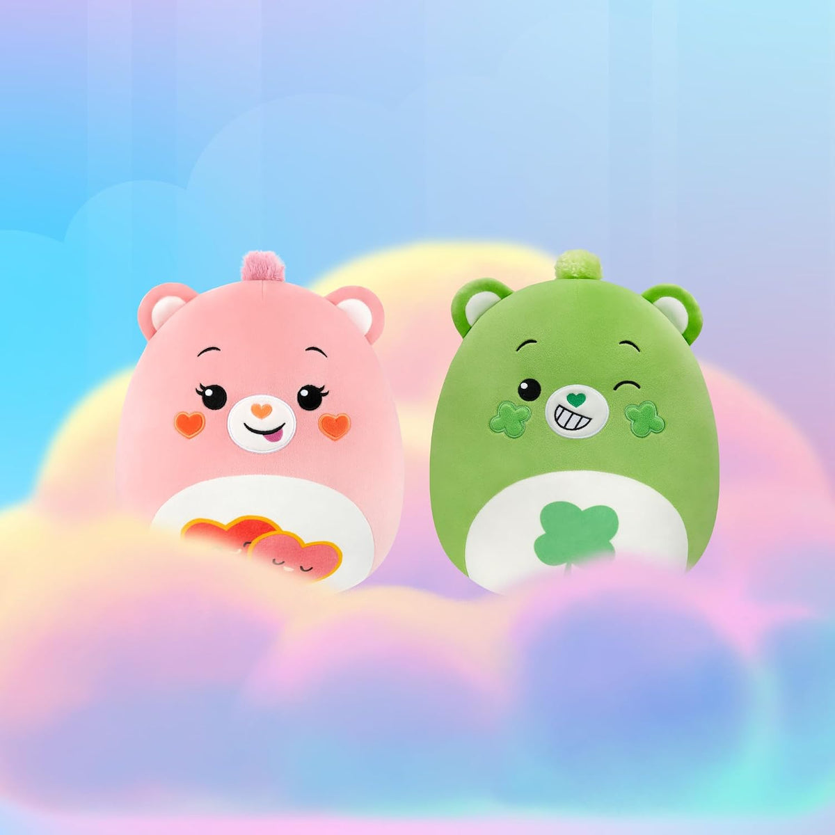 Squishmallows Original Care Bears - Oso de buena suerte de 12 pulga...