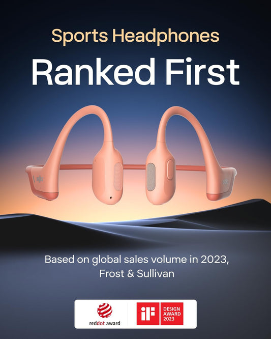 SHOKZ OpenRun Pro - Auriculares de conducción ósea, auriculares dep...