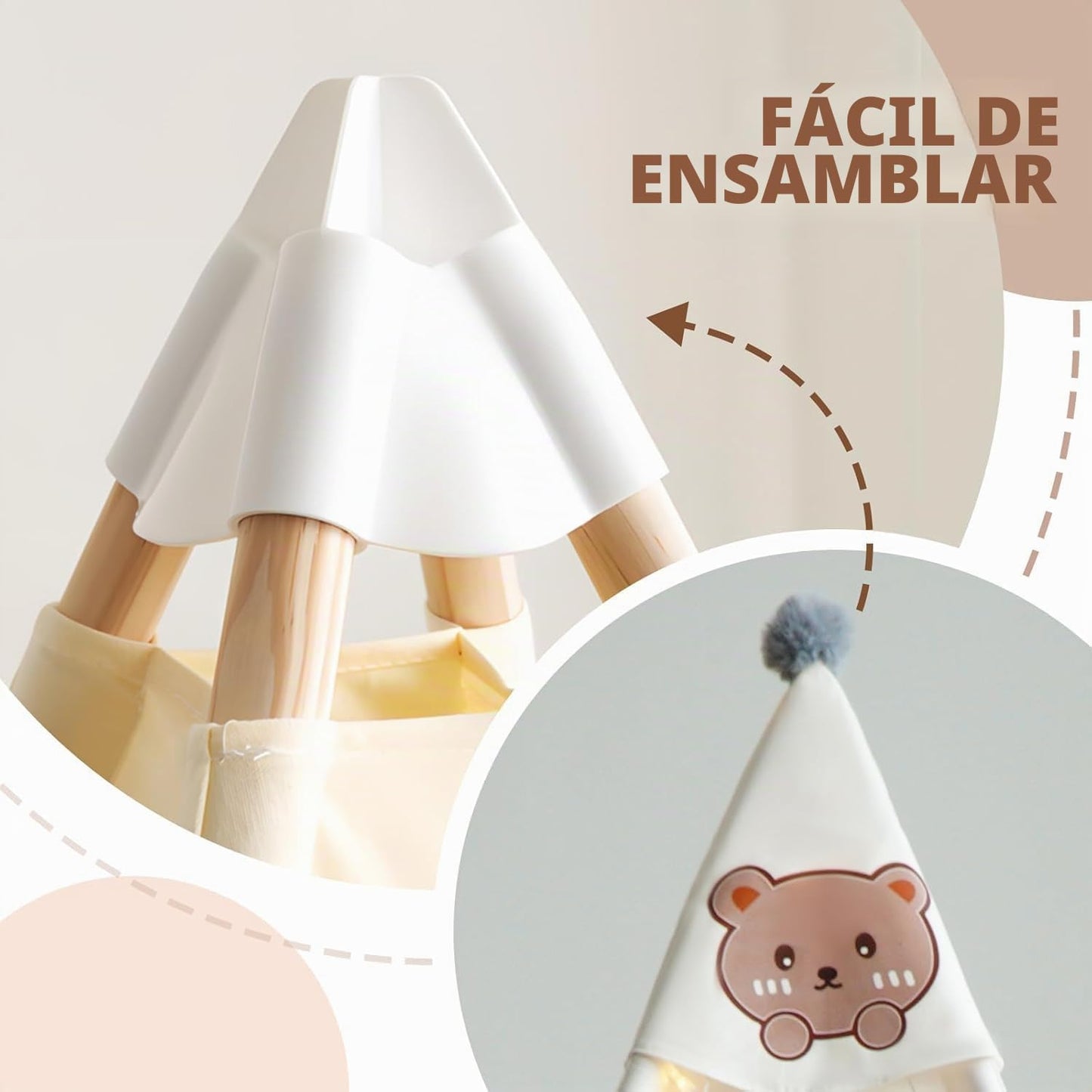 Tienda de campaña tipi RongFa para niños - Tienda de campaña portát...