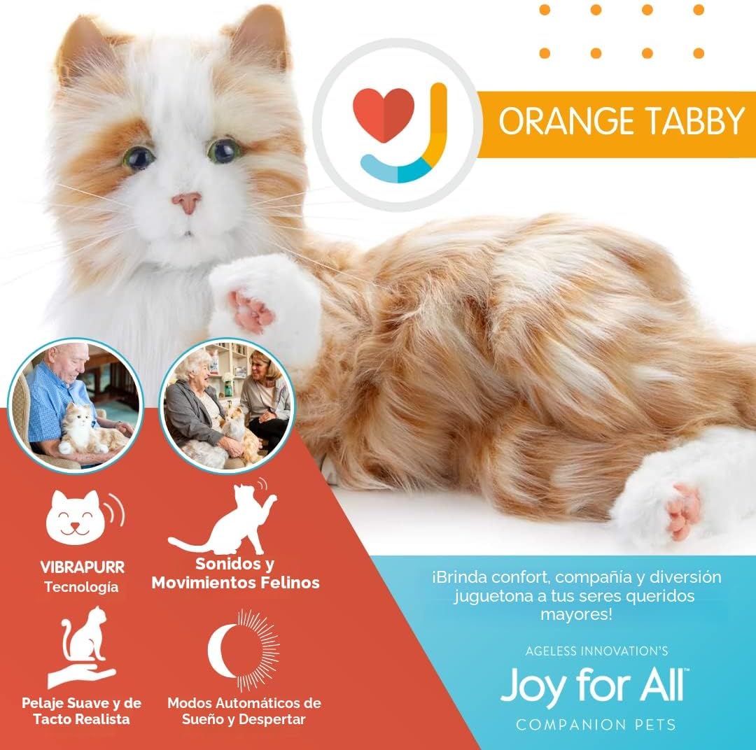 JOY FOR ALL Mascota de compañía para personas mayores - Gato animat...