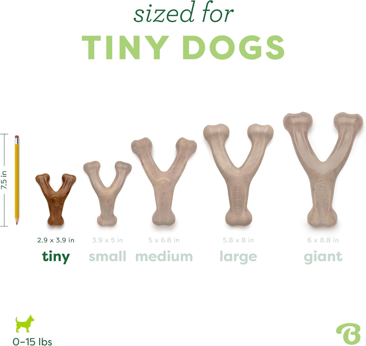 Benebone Wishbone - Juguete masticable para perros para masticadore...