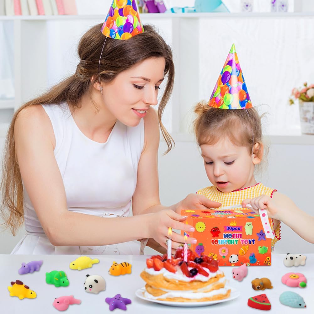 Paquete de 30 juguetes esponjosos, juguetes esponjosos kawaii, recu...