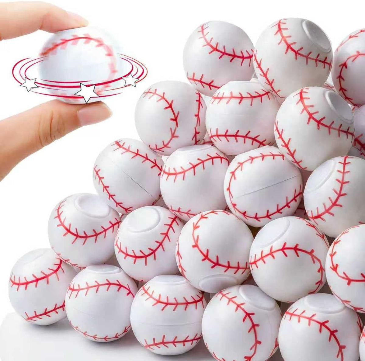 32 piezas Fidget Spinner Béisbol Deportes Fidget Juguetes Fiesta Cu...