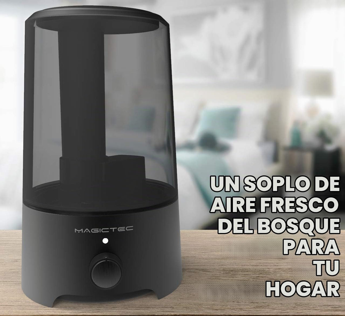 Magictec Humidificador de niebla fría, difusor esencial de 2.5 litr...