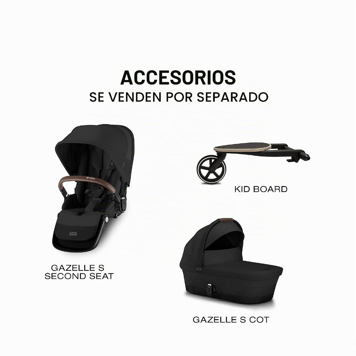 Cybex Gazelle S - Cochecito todo en uno para niños y bebés con más...