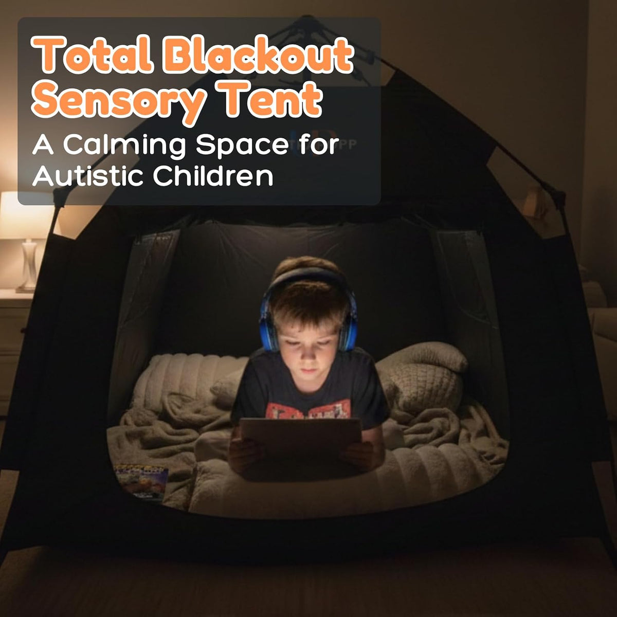 Ultrapopp Tienda de campaña sensorial para niños, fácil instalación...