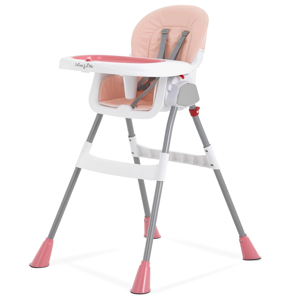 Dream On Me Silla alta portátil 2 en 1, silla alta convertible comp...