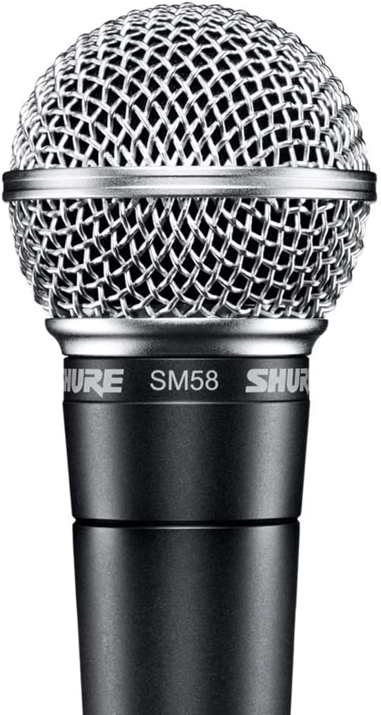 Micrófono SHURE, Negro | Micrófono vocal dinámico cardioide para es...