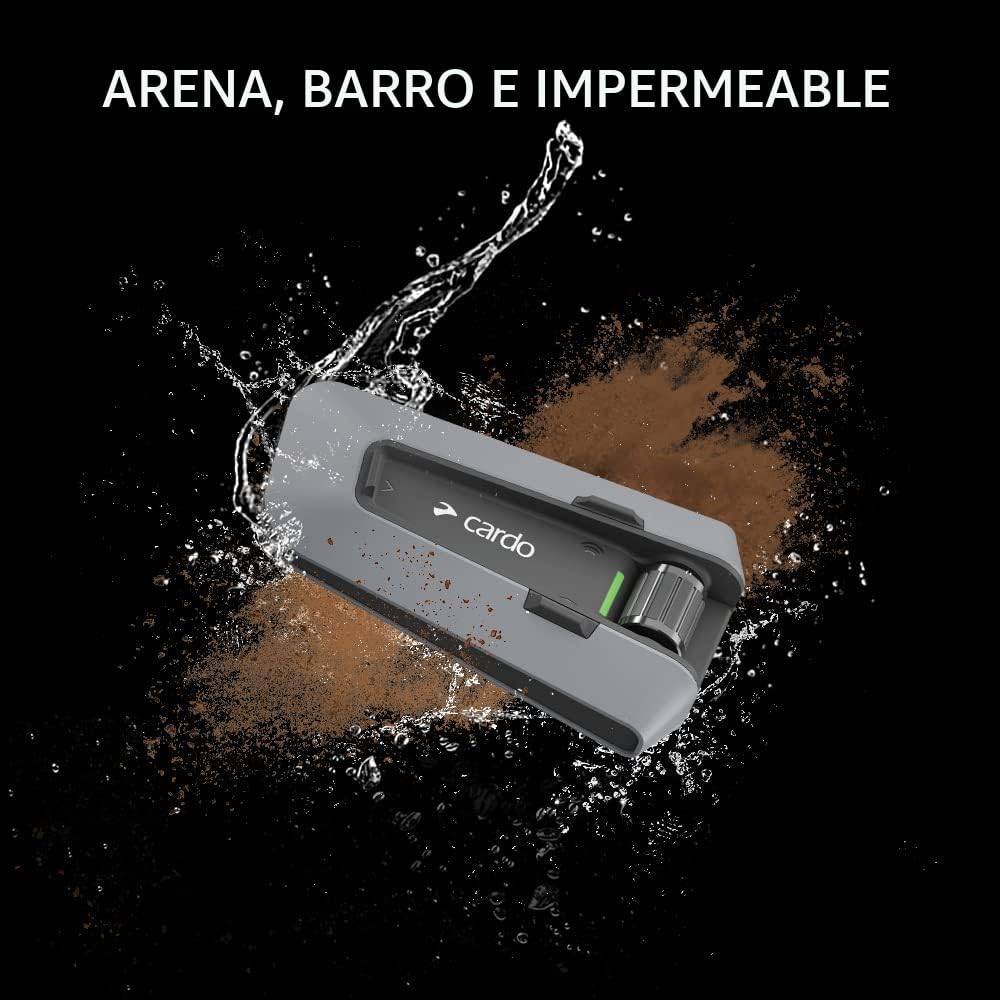 Cardo PACKTALK Edge para vehículos todo terreno, motos de nieve, ve...