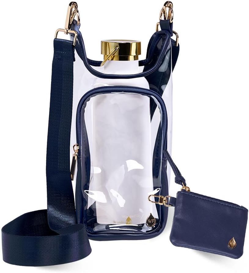 WanderFull Clear Stadium HydroBag - Bolsa cruzada manos libres para...