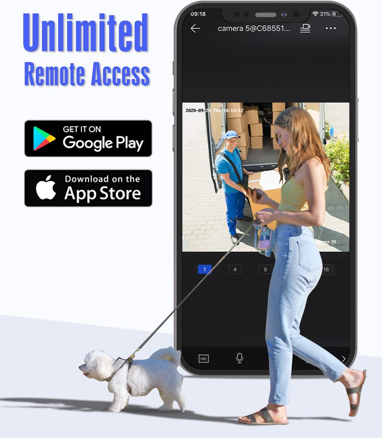ANNKE 3K Lite 8CH Híbrido 5-en-1 Seguridad Digital Grabador de Víde...
