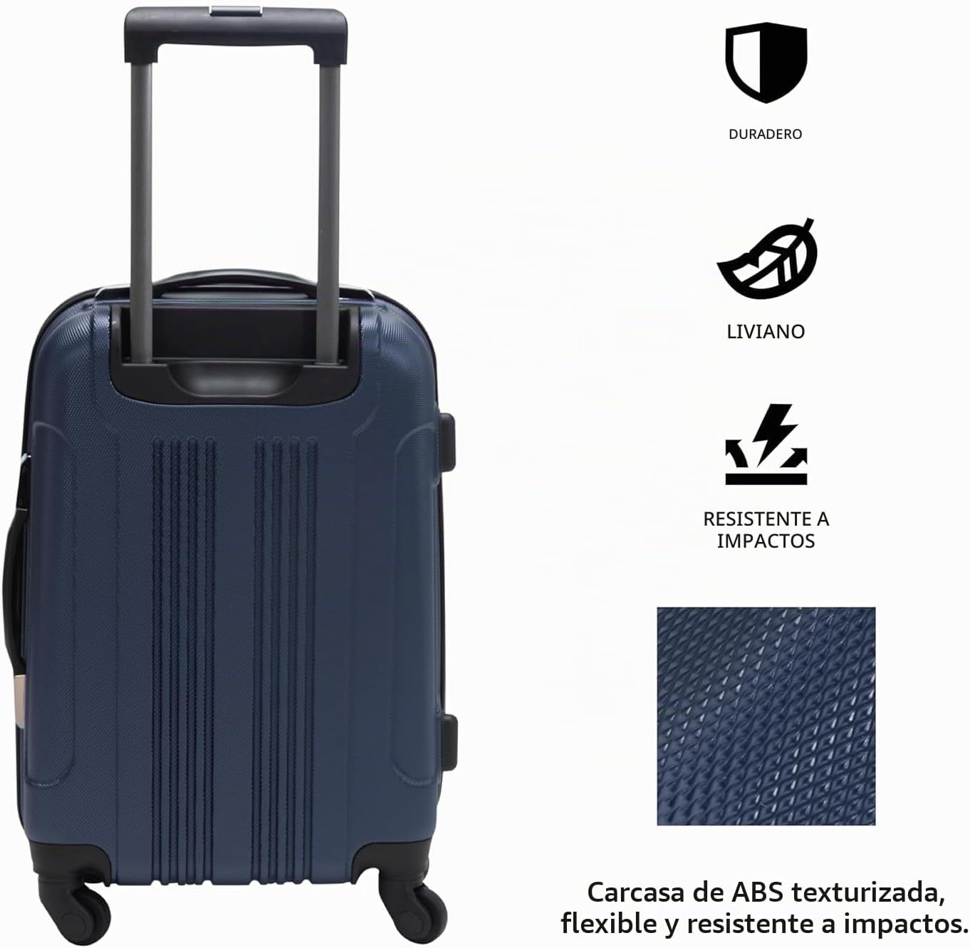 Kenneth Cole REACTION maleta ligera de rueda giratoria de 4 ruedas...