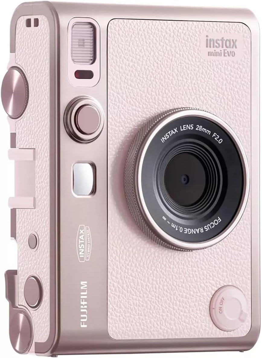 Fujifilm Instax Mini EVO - Cámara instantánea (rosa)