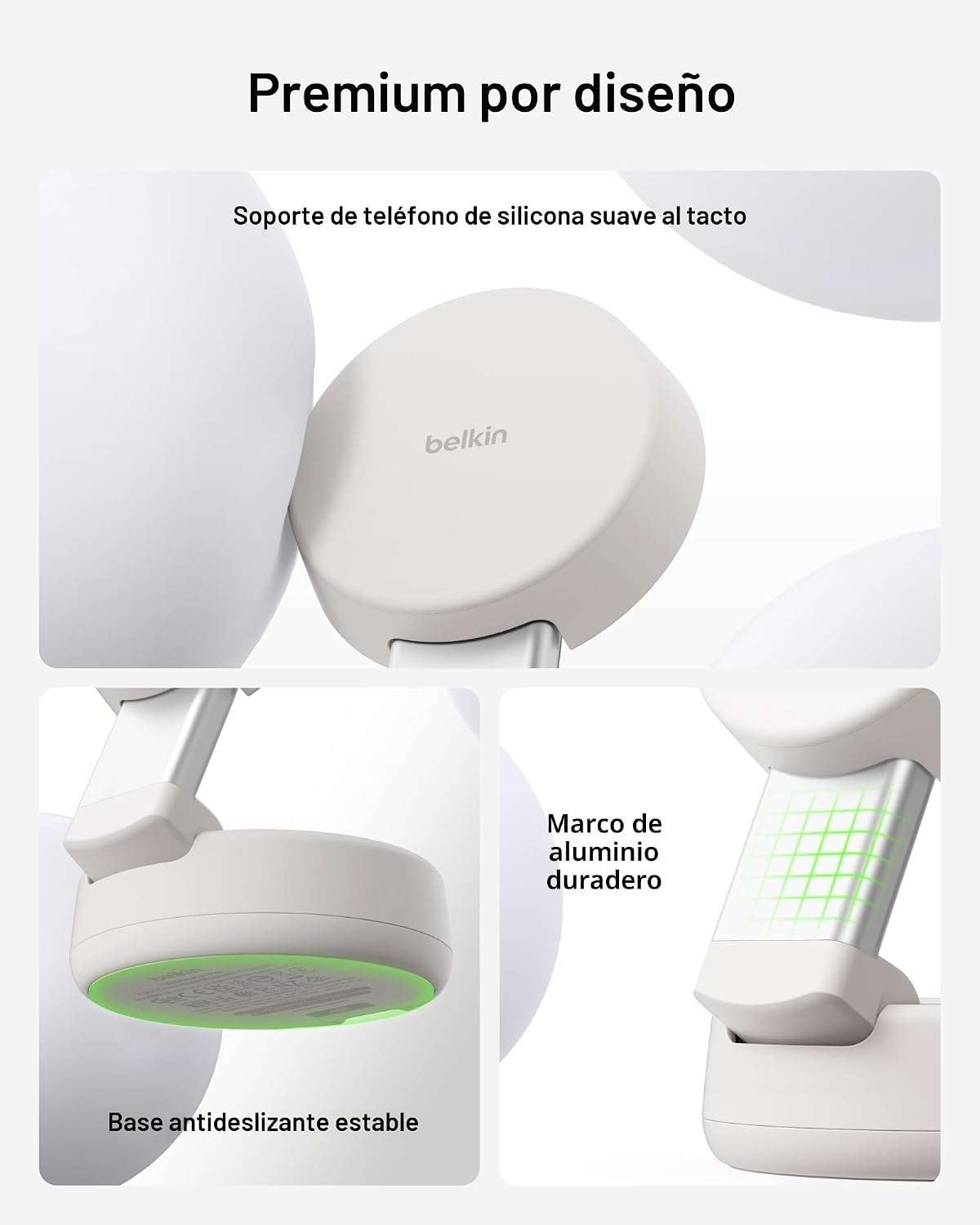 Belkin Qi2.2 25W Cargador inalámbrico 2 en 1 para iPhone, carga ráp...