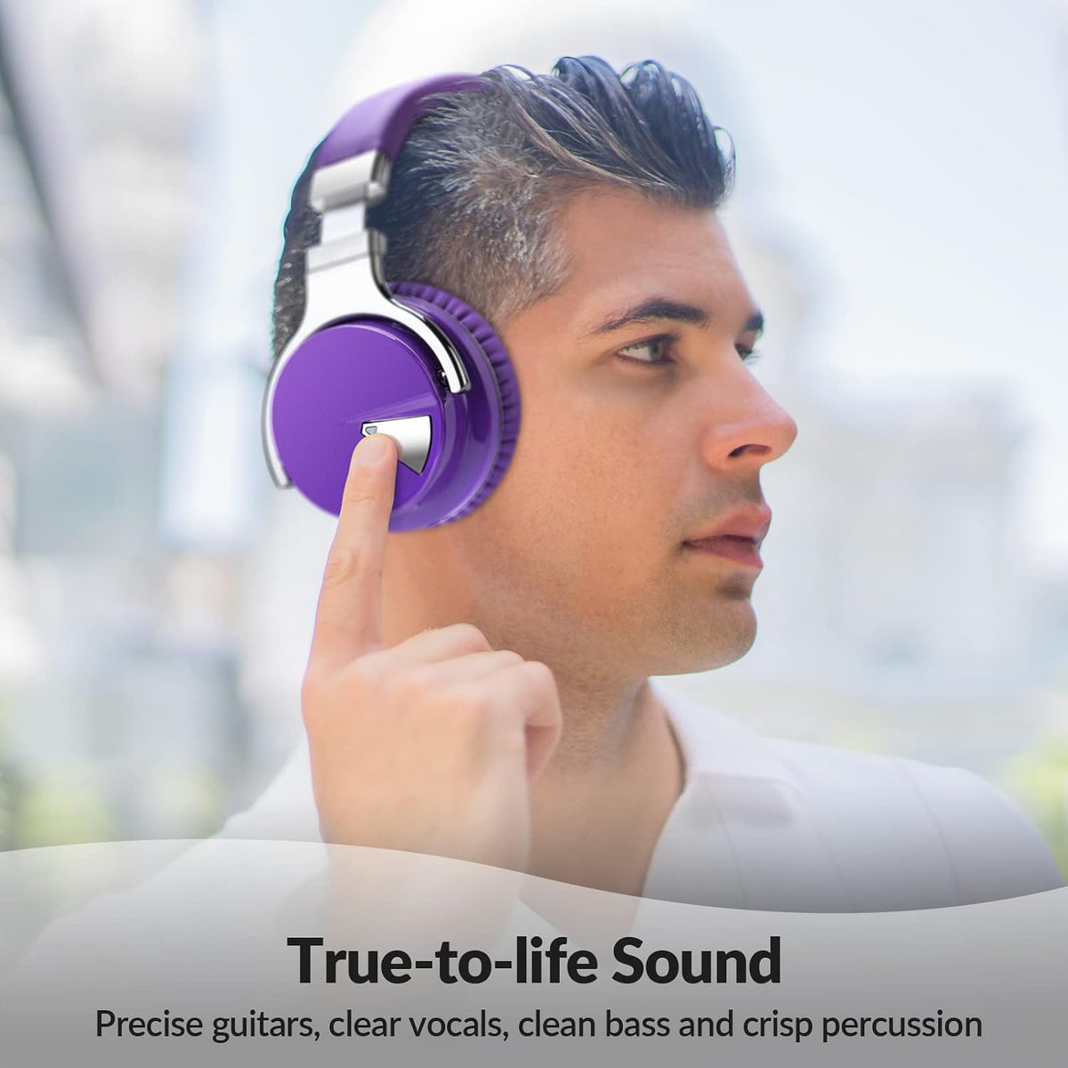 Silensys E7 Auriculares Bluetooth con cancelación activa de ruido c...