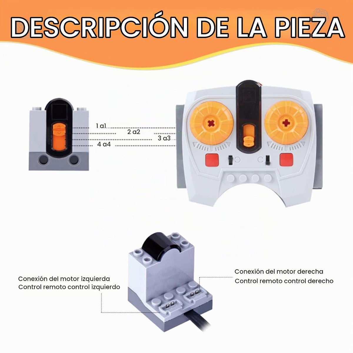 Helcdrx Juego de 16 Piezas de Motor de Función de Potencia Tecnológ...
