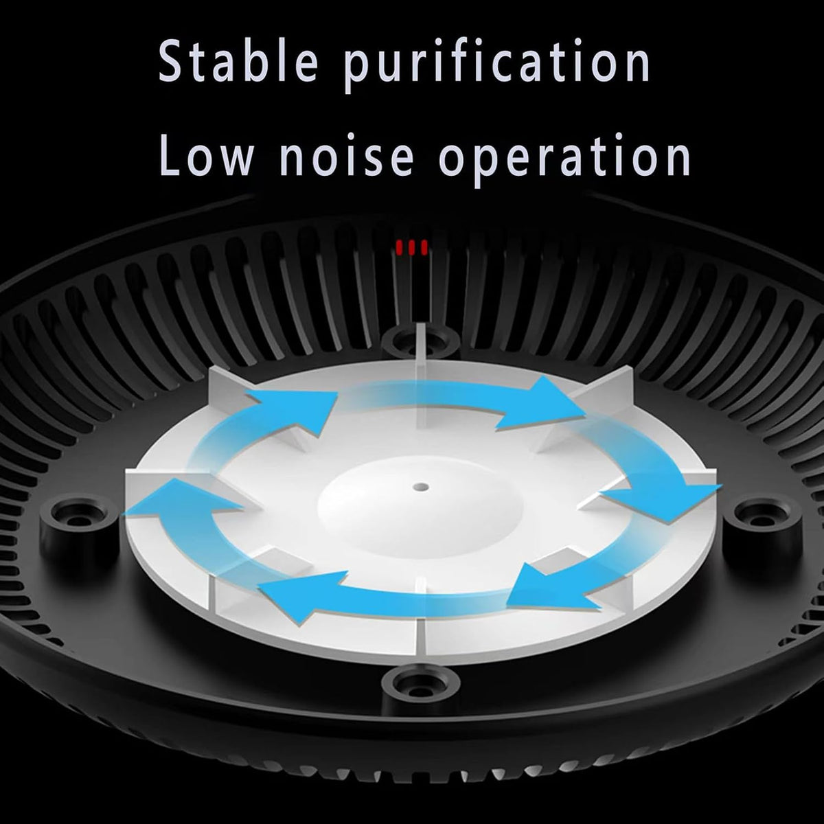 Cenicero multifuncional 2 en 1 sin humo, purificador de aire con fi...