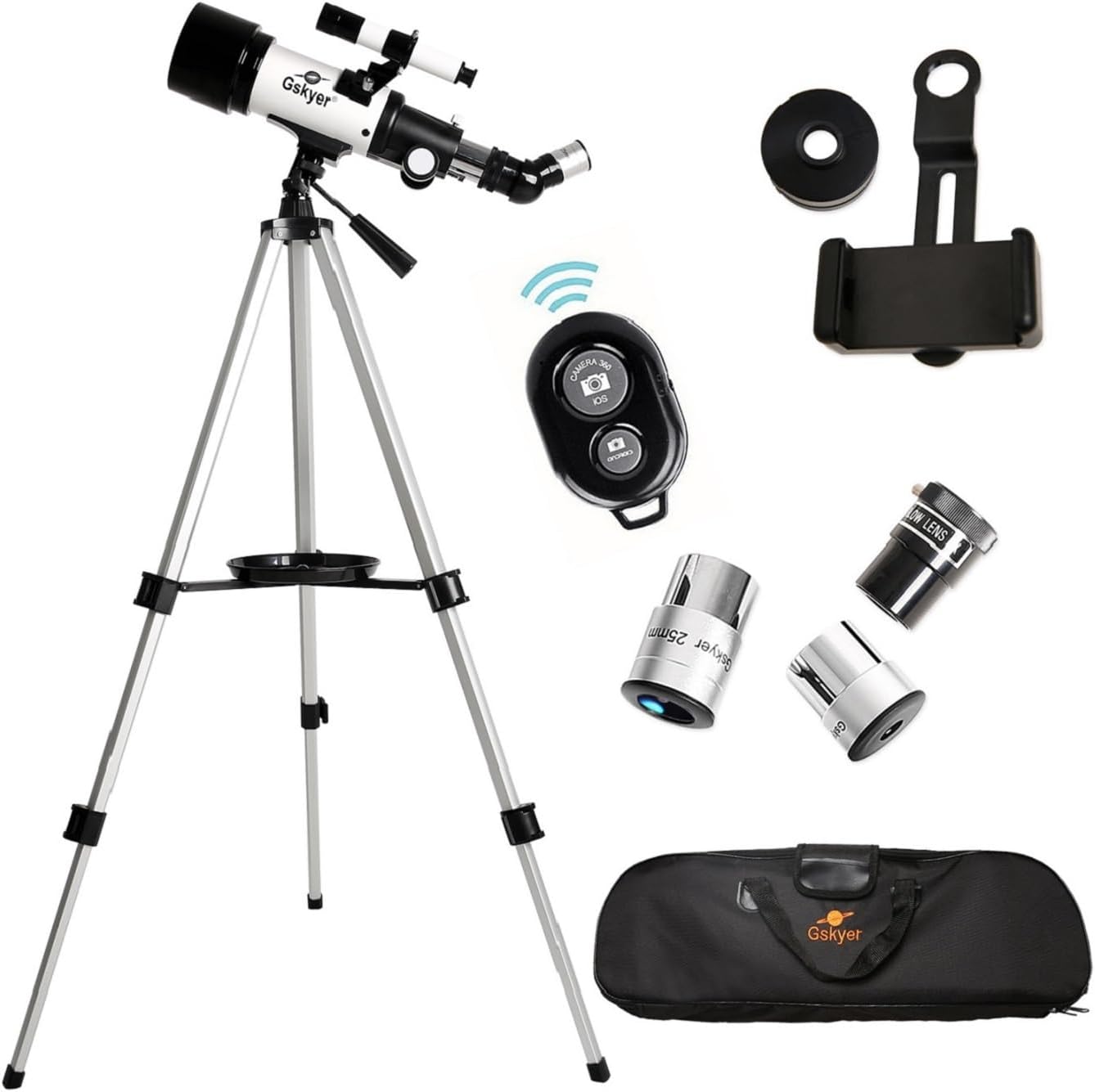 Gskyer Telescopio, 2.756 in Apertura 15.748 in AZ Mount Astronómico...