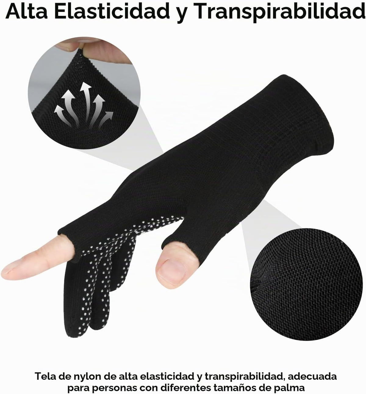 KkaFFe Guantes de trabajo ligeros para hombres y mujeres con medio...