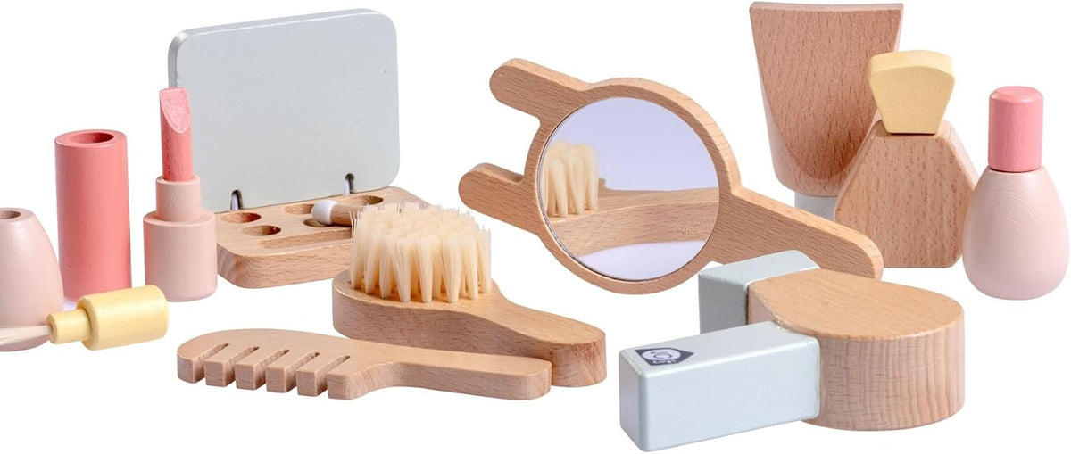 JC Toys Parfait Collection | Juego de maquillaje de madera real de...