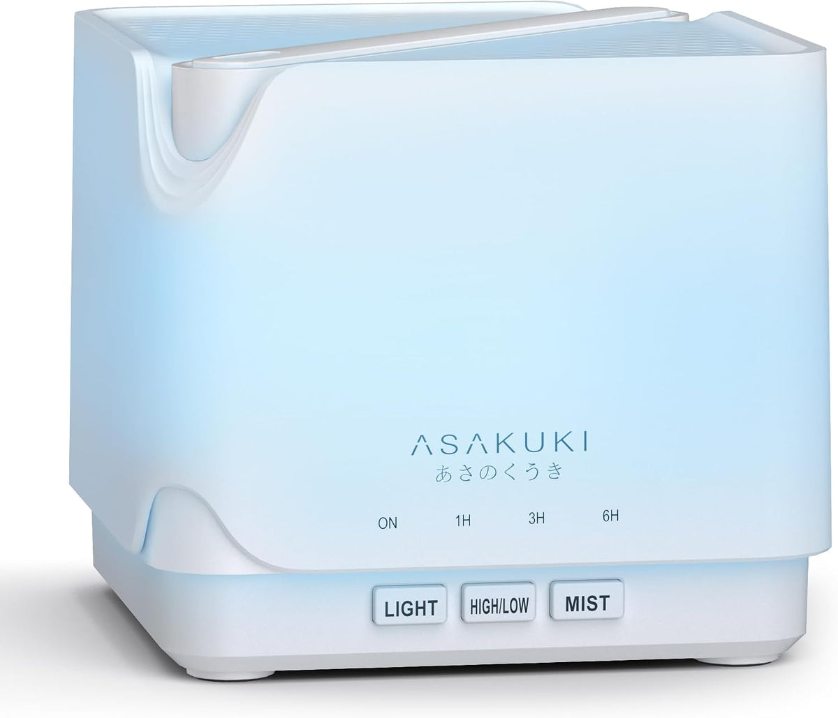 ASAKUKI - Difusor de aceites esenciales, humidificador ultrasónico...