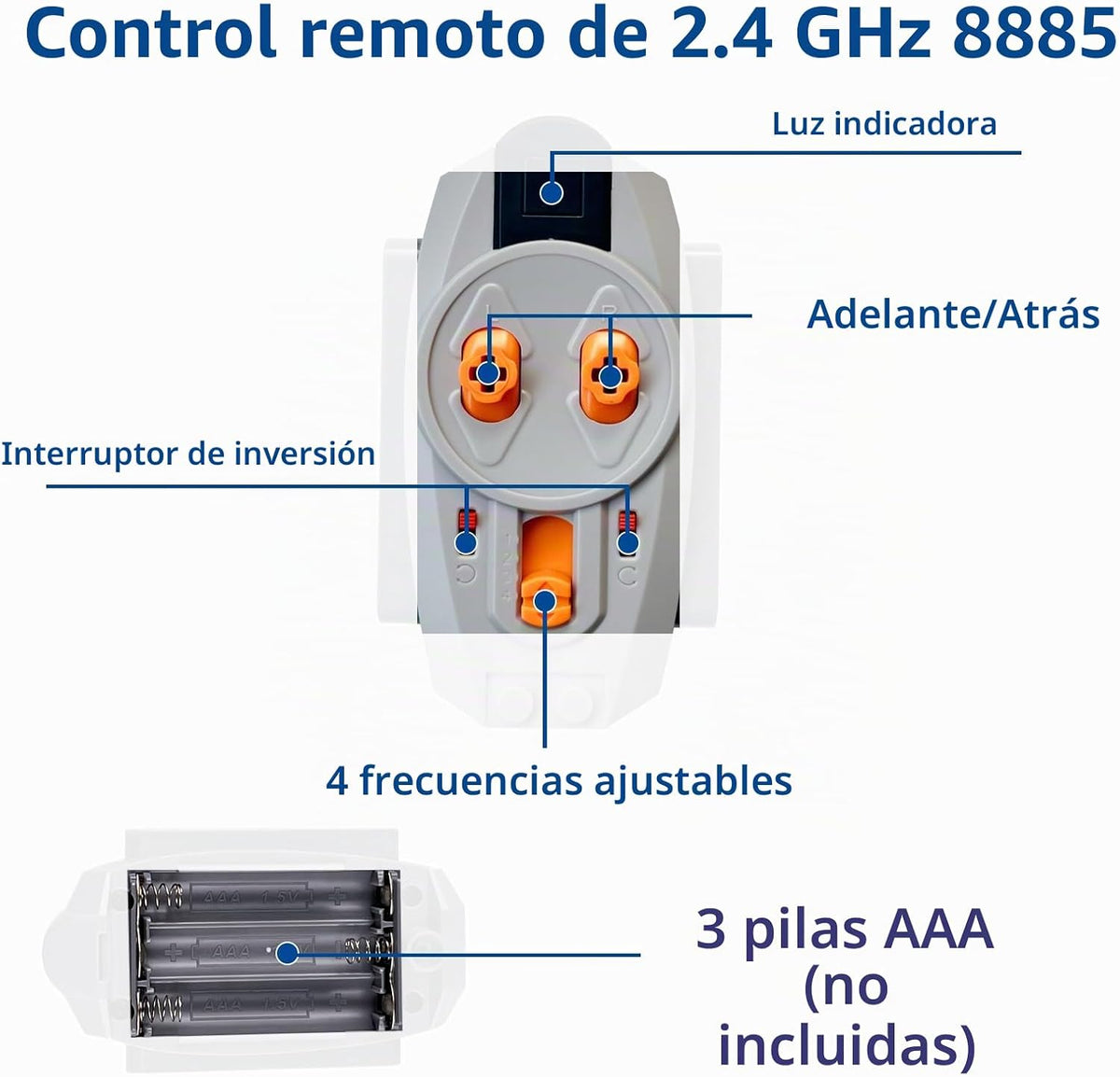 Juego de motores de función de potencia 13 en 1 compatible con ladr...