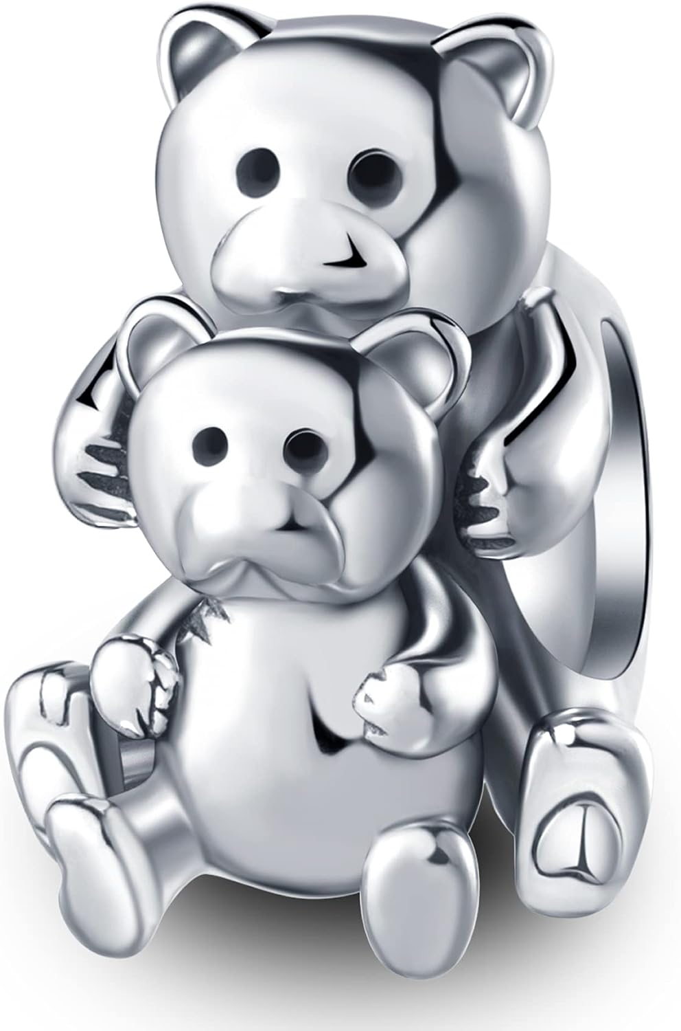 Dijes temáticos de animales, mama\/hijo de búho, oso, perro, conejo...