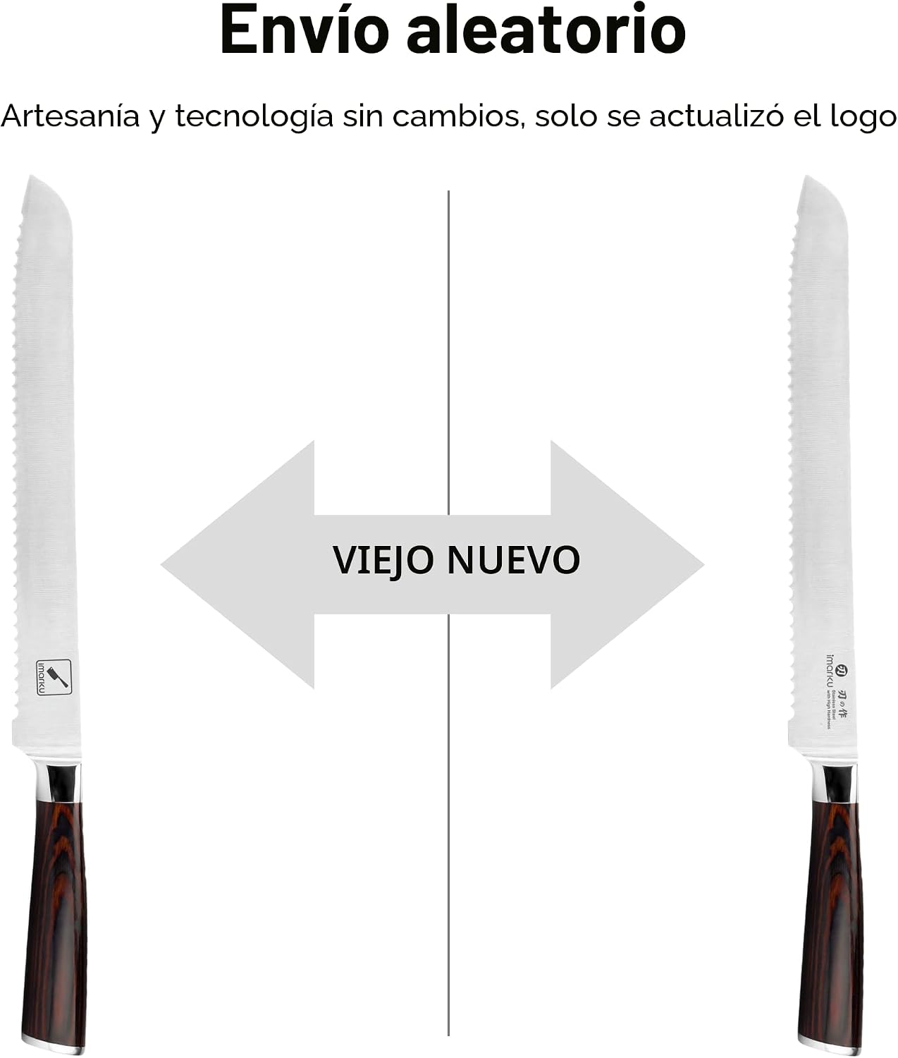Cuchillo de pan imarku, cuchillo de sierra ultra afilado de 10 pulg...