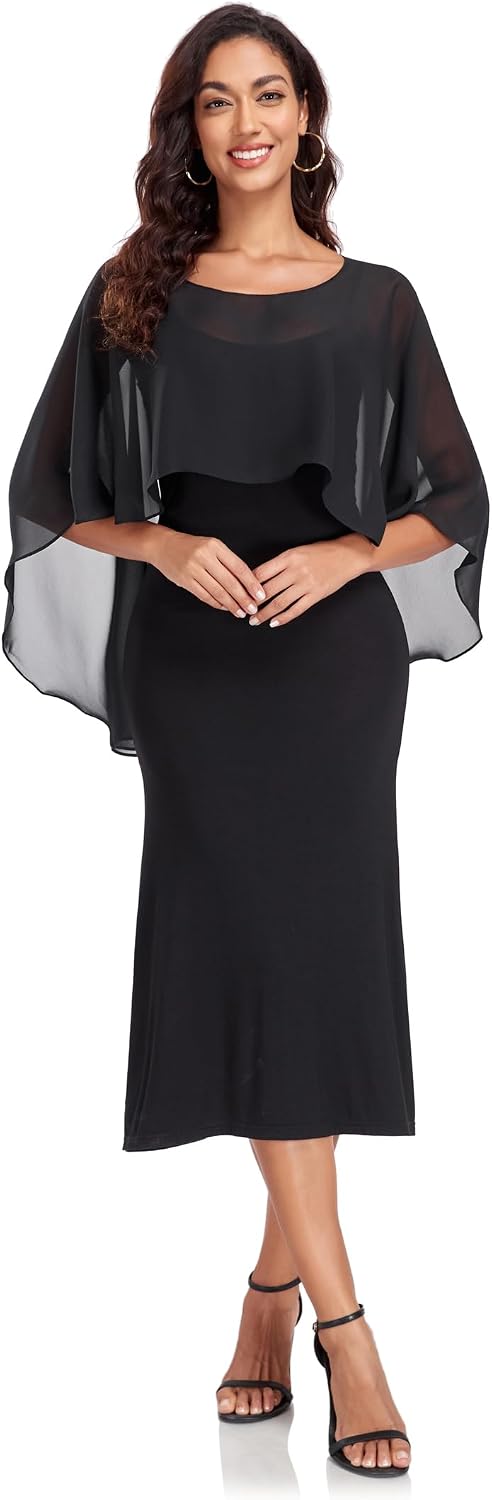 Pukguro Chales y abrigos transparentes para vestidos de noche Capas...