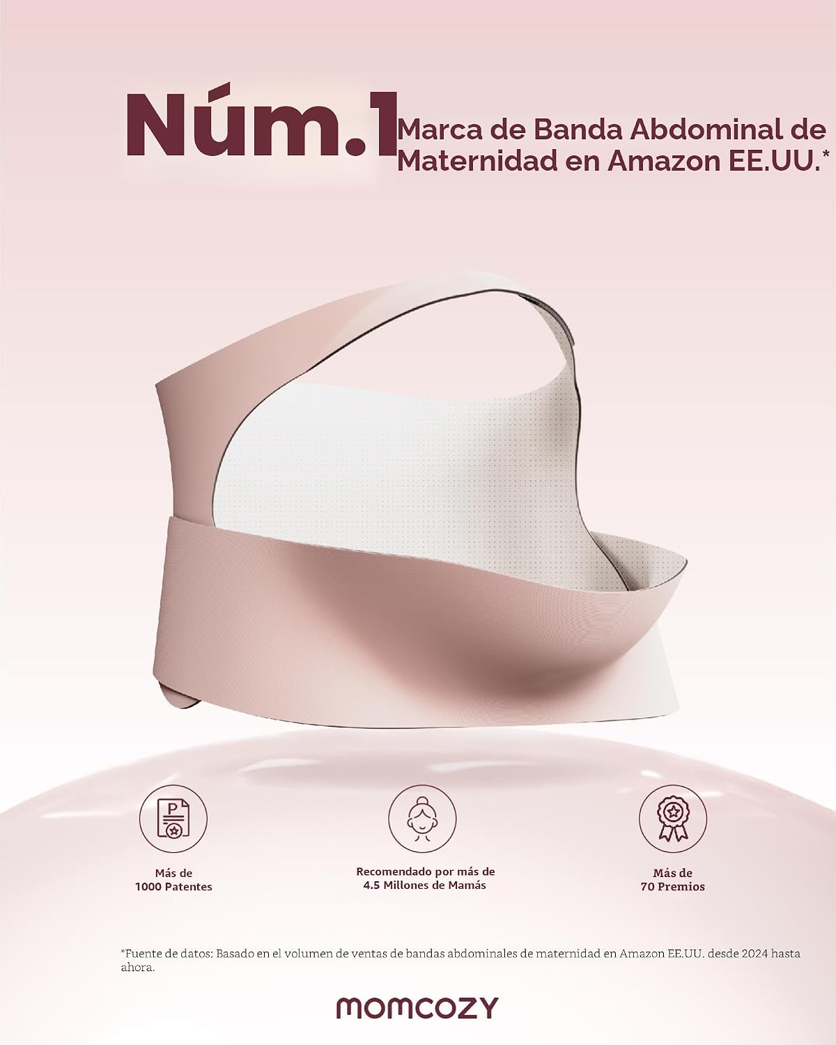 Momcozy Banda de Apoyo para el Vientre del Embarazo, Banda de Vient...