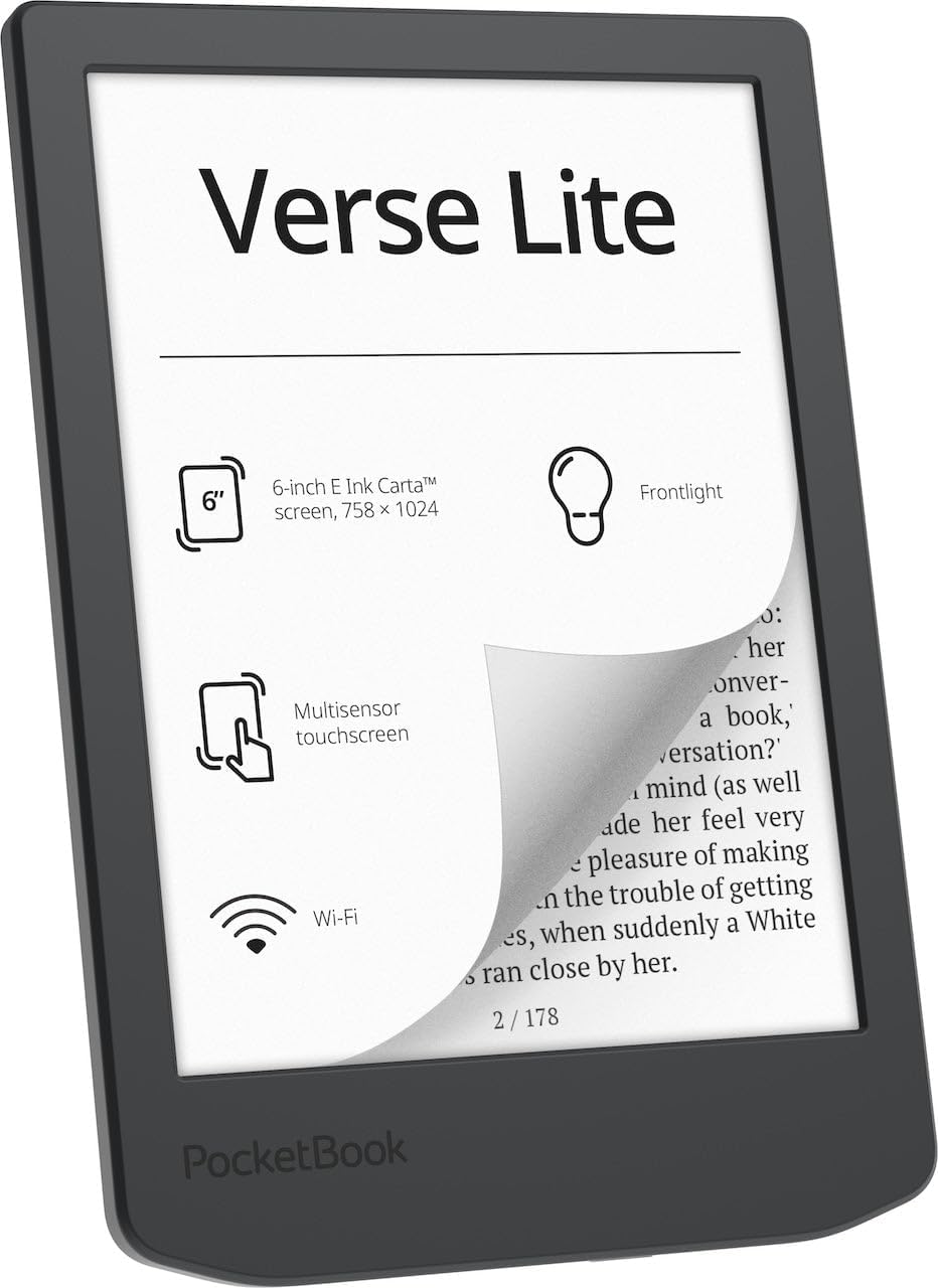 PocketBook Verse Lite \u2013 Lector de e-book de 6" con pantall...