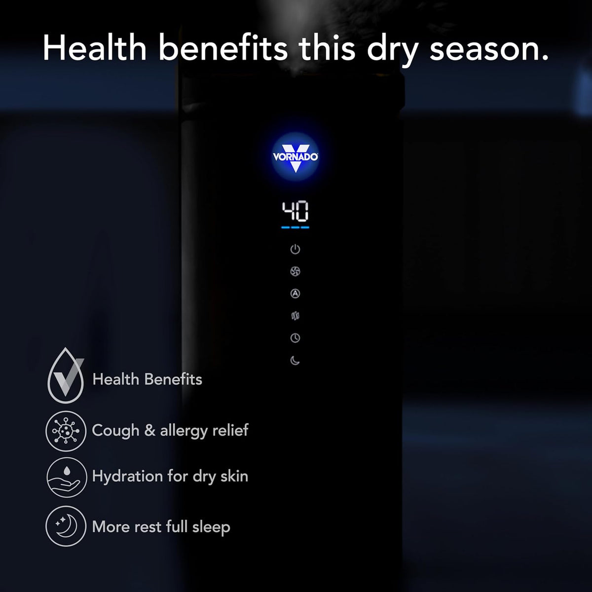 Vornado MISTIC 6 Humidificador ultrasónico para toda la habitación,...