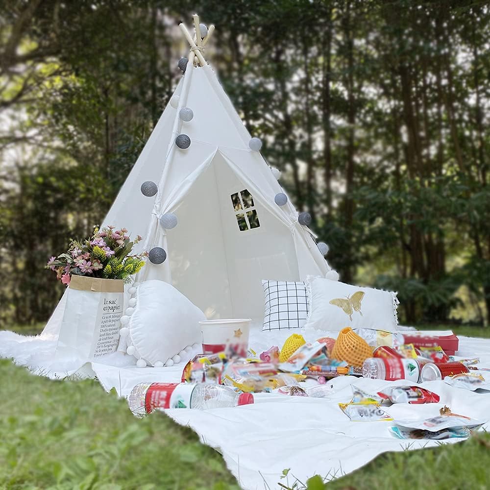 RongFa Tienda de campaña tipi para niños, tienda de campaña portáti...