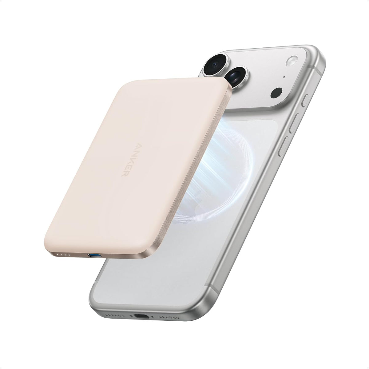 Anker Nano Power Bank, Batería de Carga Magnética Inalámbrica de 5,...