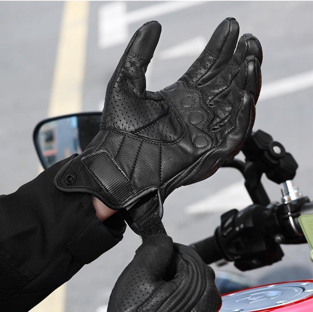 Guantes de motocicleta para hombre, protección para pantalla táctil...