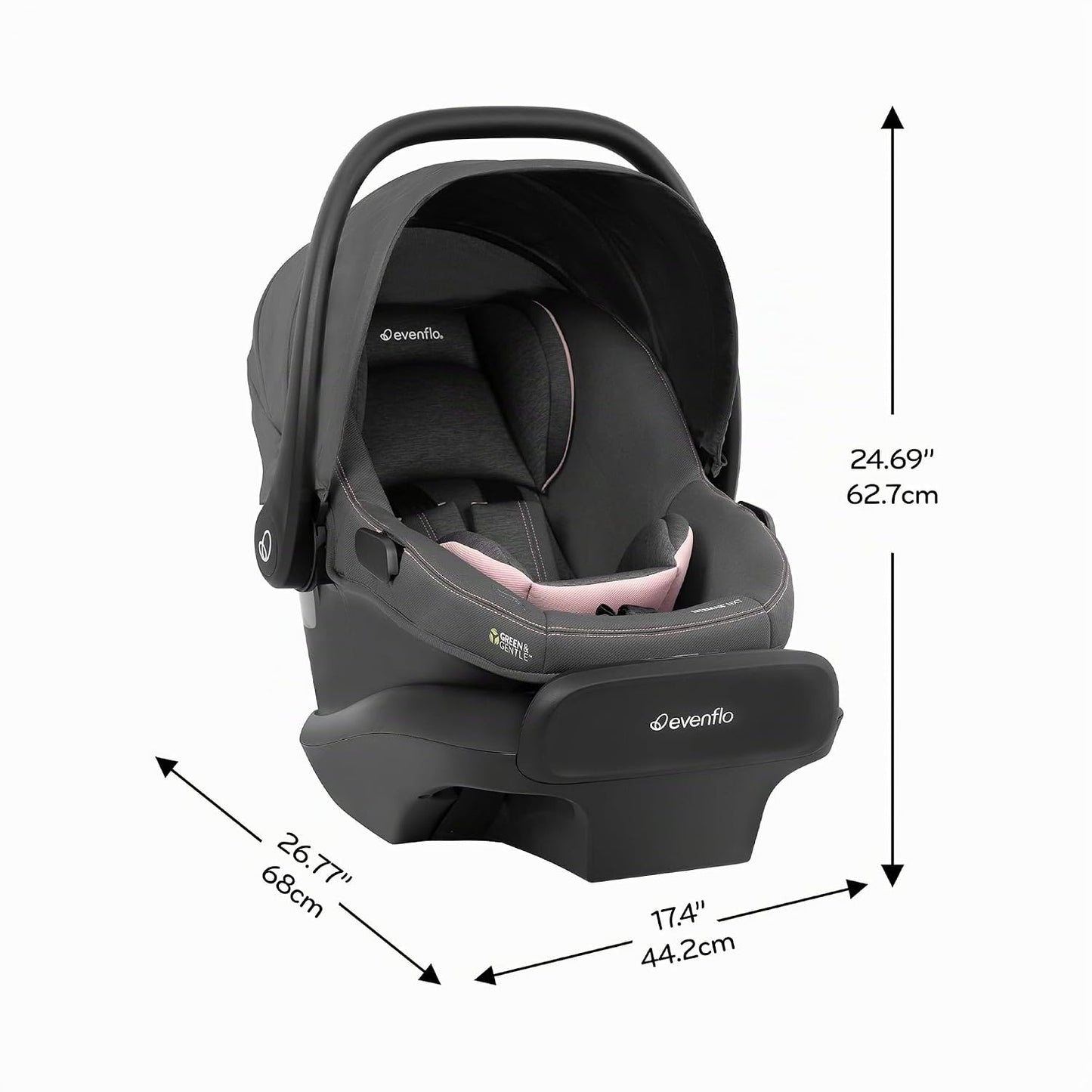 Evenflo LiteMax NXT - Asiento de coche prematuro e infantil | Con t...
