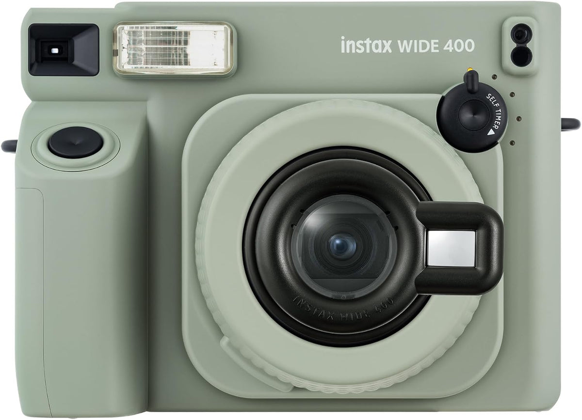 Paquete de cámara instantánea Fujifilm Instax Wide 400 - Verde
