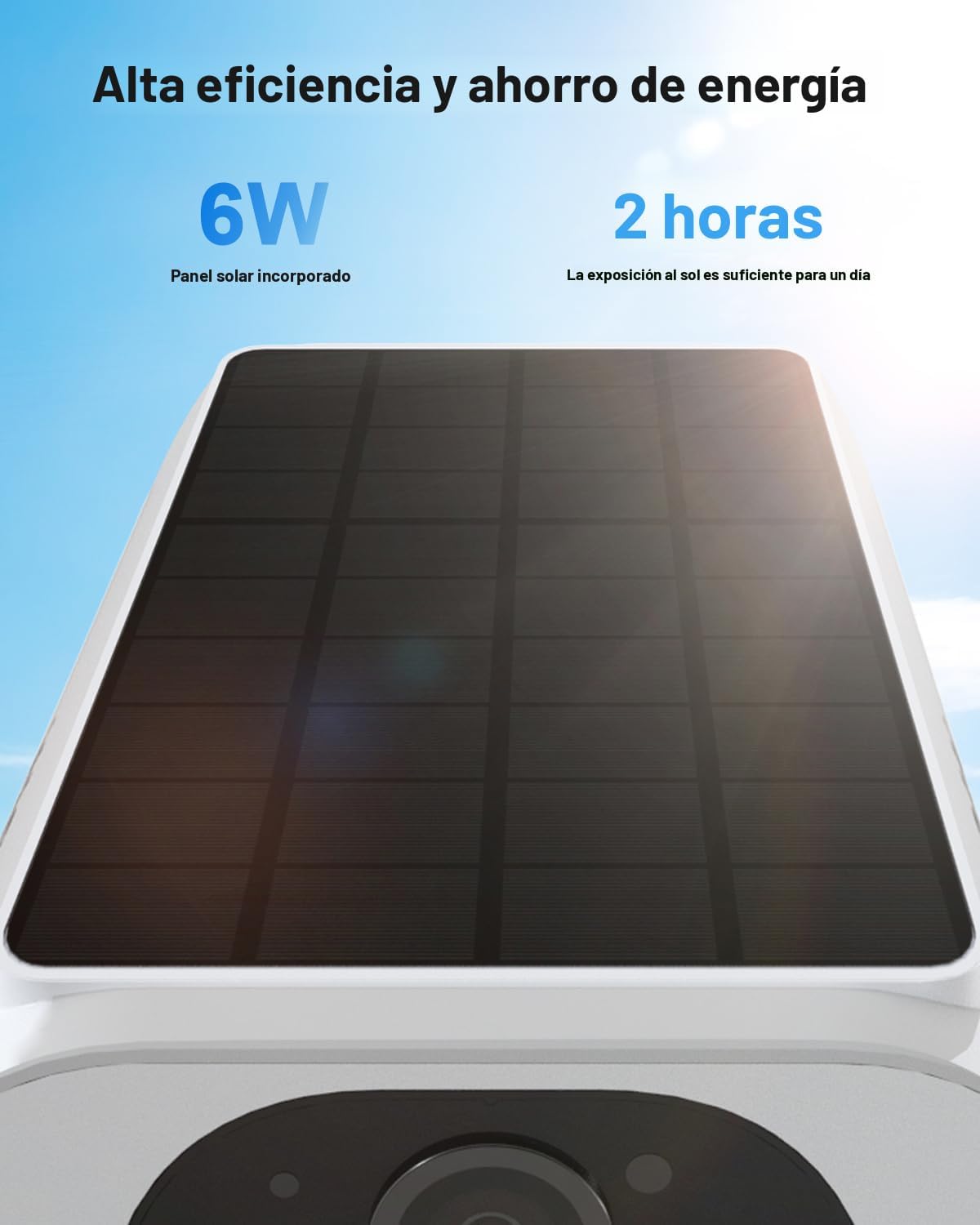 ANRAN Cámaras de seguridad solar 2K inalámbricas para exteriores, c...