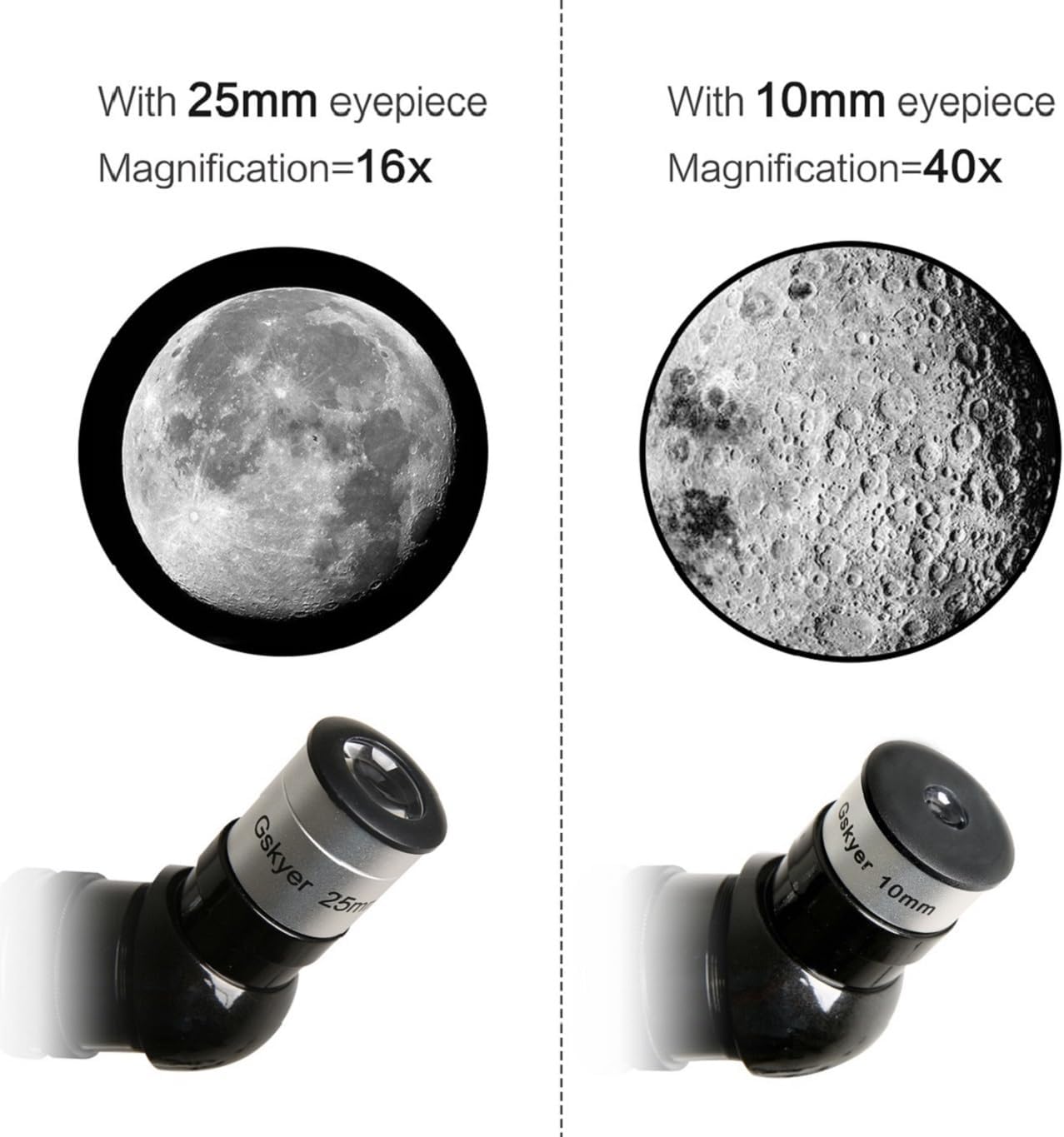 Gskyer Telescopio, 2.756 in Apertura 15.748 in AZ Mount Astronómico...