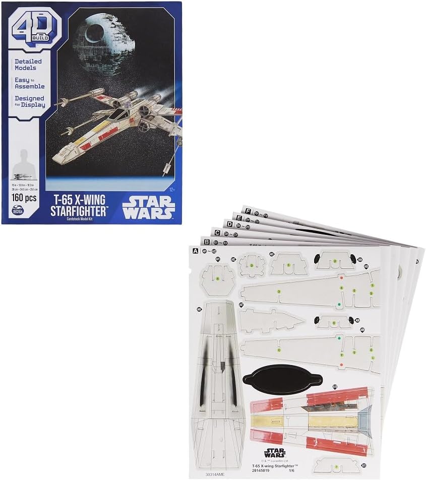 4D Build - Rompecabezas 3D de Star Wars - Modelo de Star Wars de 16...