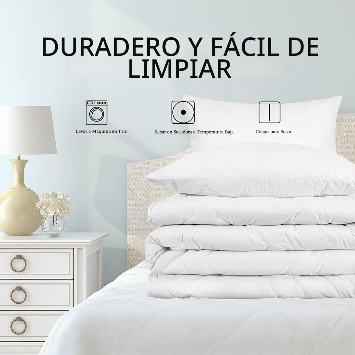 Homewish Juego de edredón para niños con estampado de leopardo, tam...