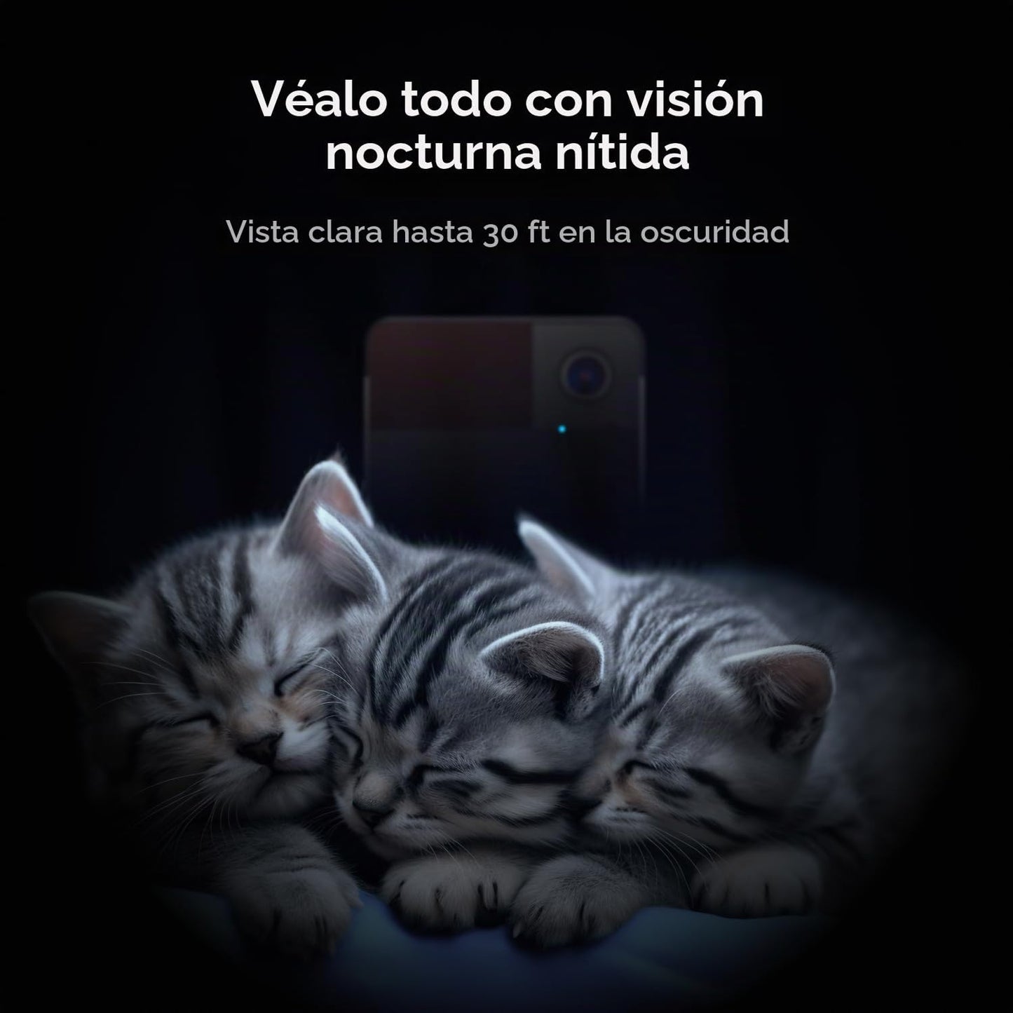 Petcube Play 2 Cámara Wi-Fi para mascotas con juguete láser para ga...