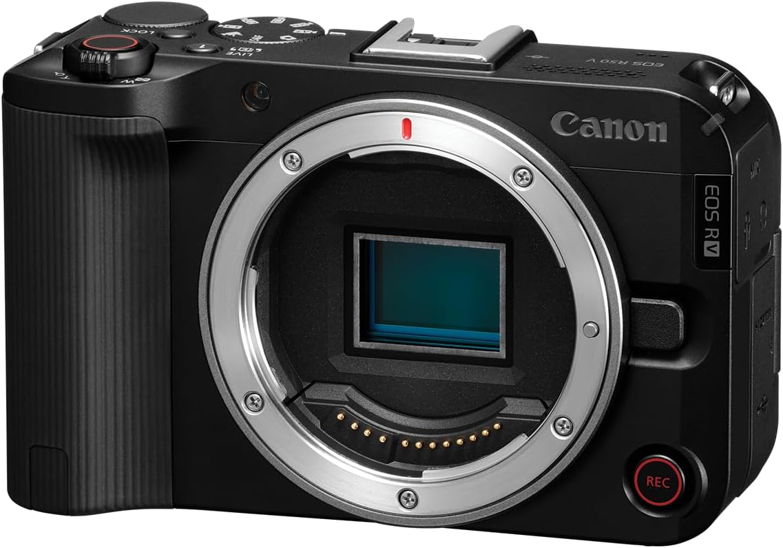 Canon EOS R50 V - Cámara sin espejo con lente RF-S14-30mm F4-6.3 is...