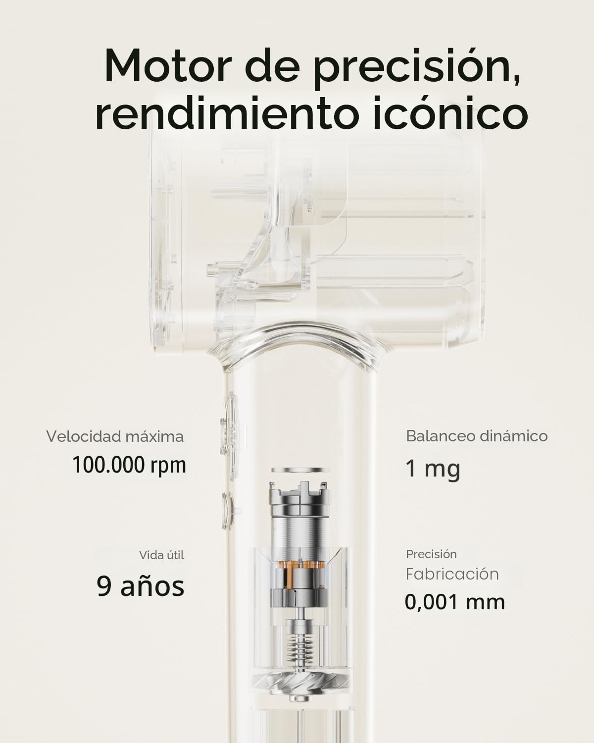 Secador de Pelo Laifen SE Lite, Secador de Pelo Iónico Negativo con...