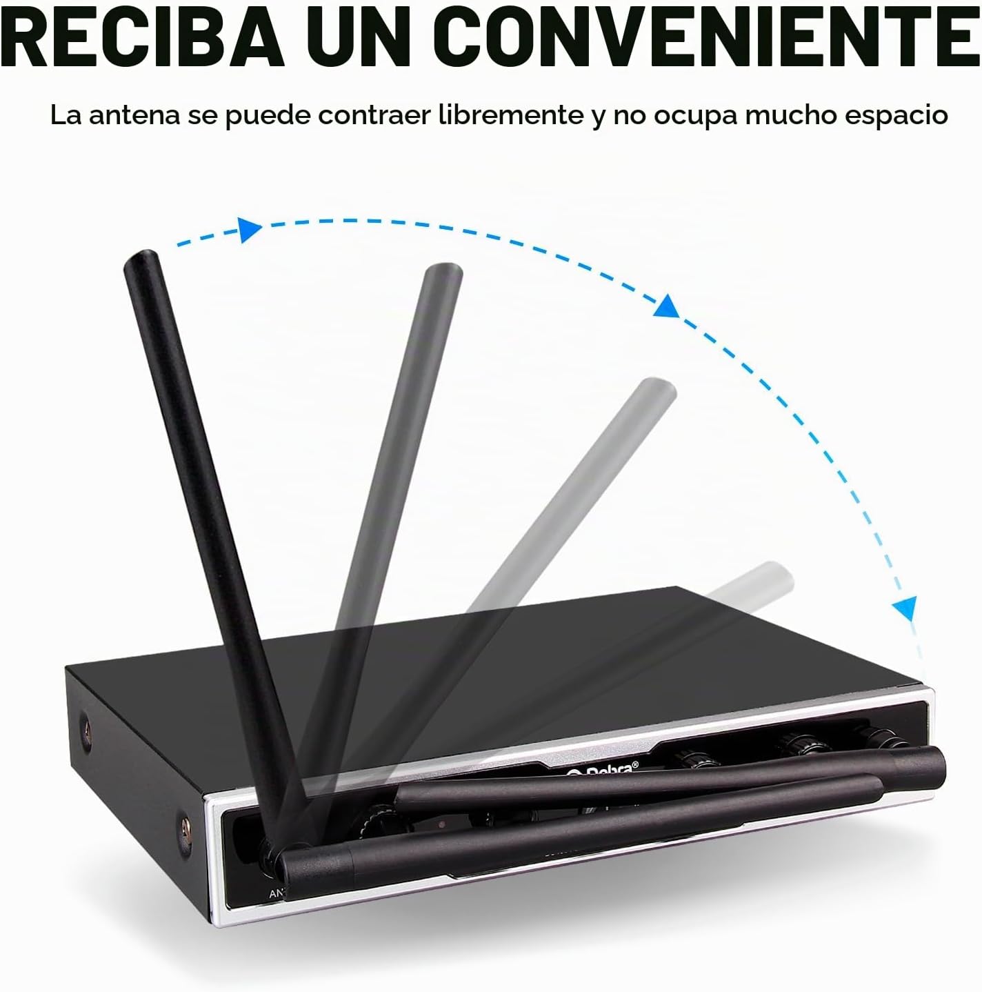 D Debra Sistema de Micrófono Inalámbrico Audio Pro DU4004 UHF 4 * 1...