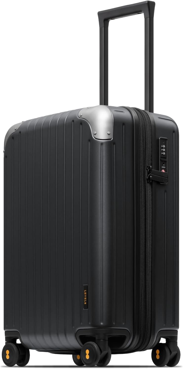 LEVEL8 Maleta de mano aprobada por aerolíneas, maleta rígida expand...