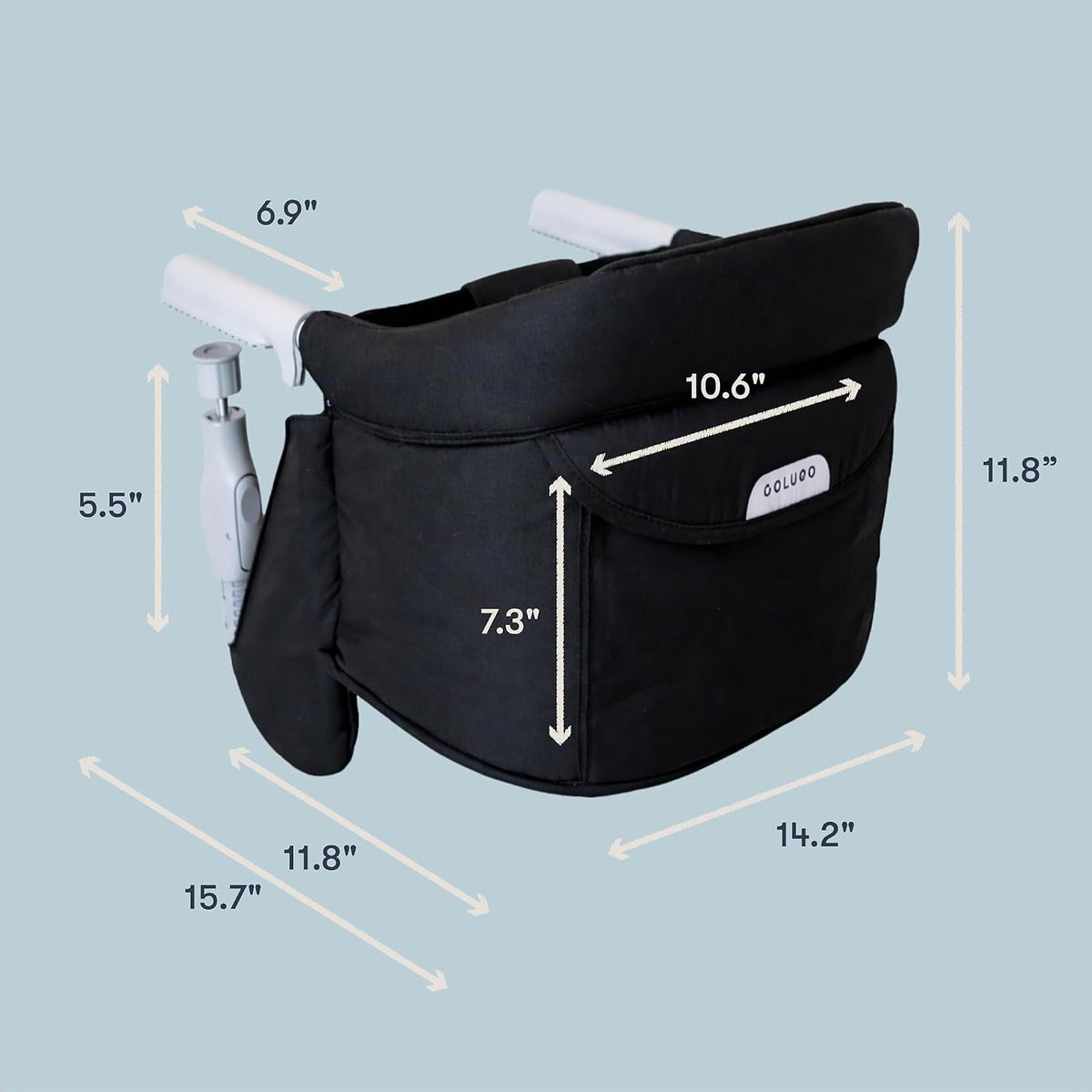 Colugo Silla alta con clip, silla alta portátil para bebé y niño, a...