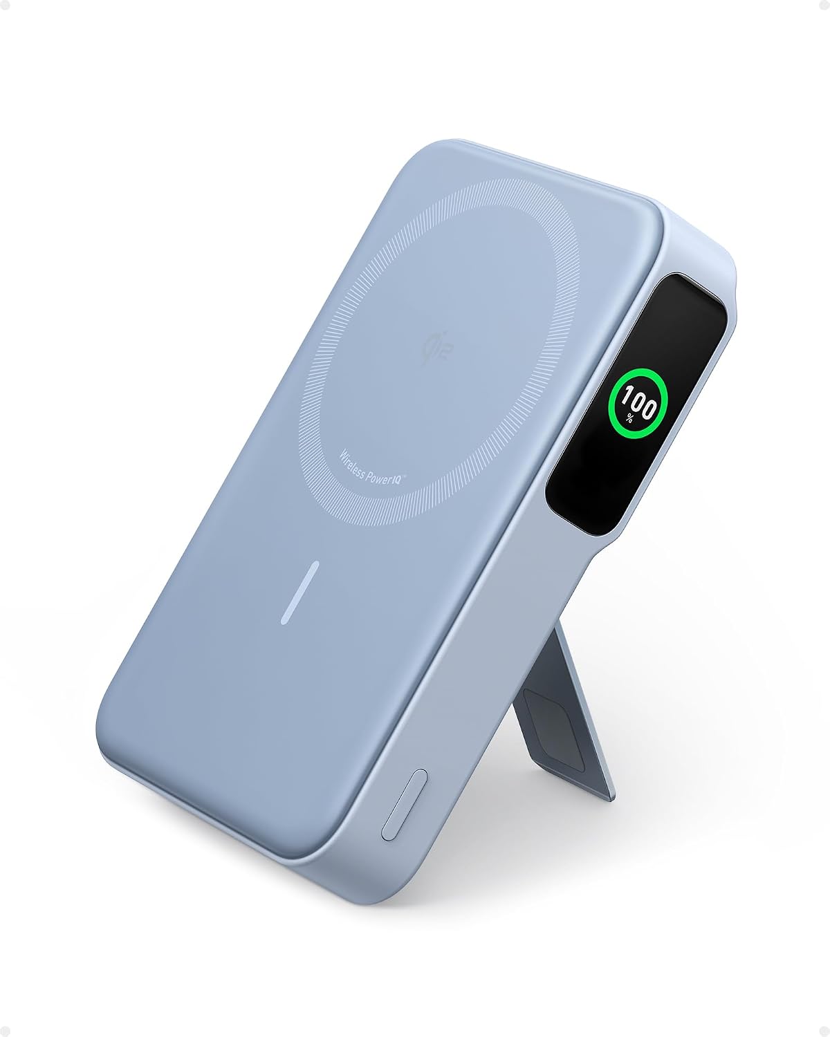 Anker MagGo Power Bank, Cargador portátil compatible con MagSafe ce...