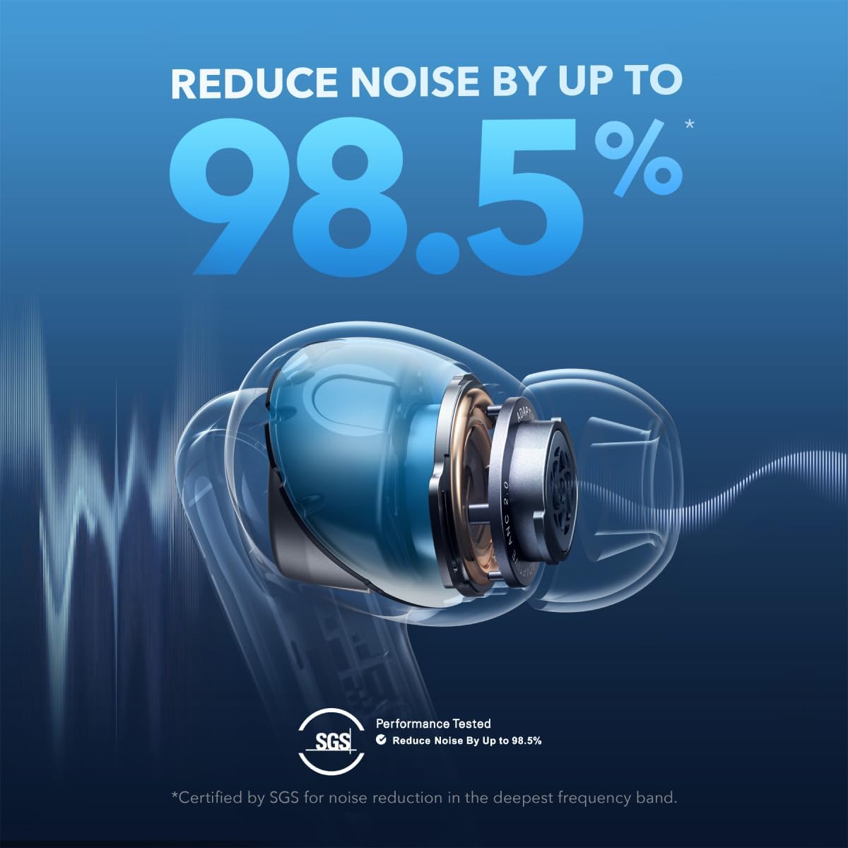 Soundcore by Anker Liberty 4 NC - Auriculares inalámbricos, 98.5% d...