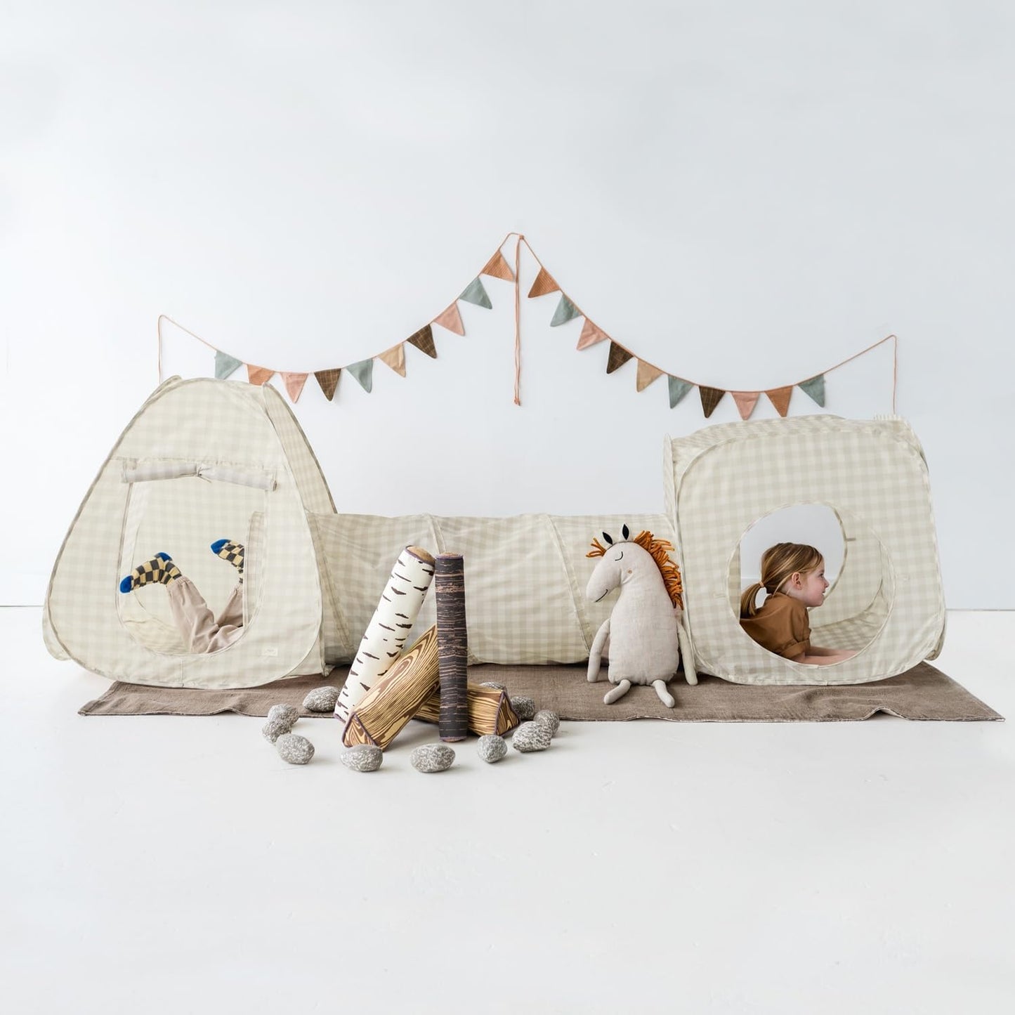 3 Sprouts Tienda de Juego y Túnel Plegable para Niños y Pequeños -...